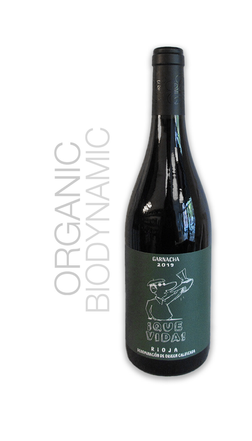 Santalba Que Vida Rioja Garnacha 2019 Organic Biodynamic Sustainable Vegan