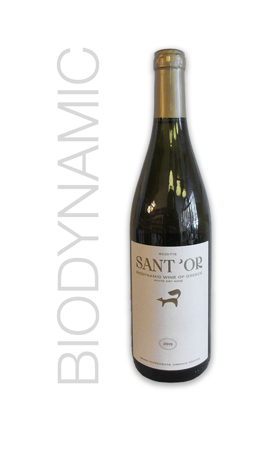 Sant’Or Biodynamic white Roditis Natural Vegan 2019