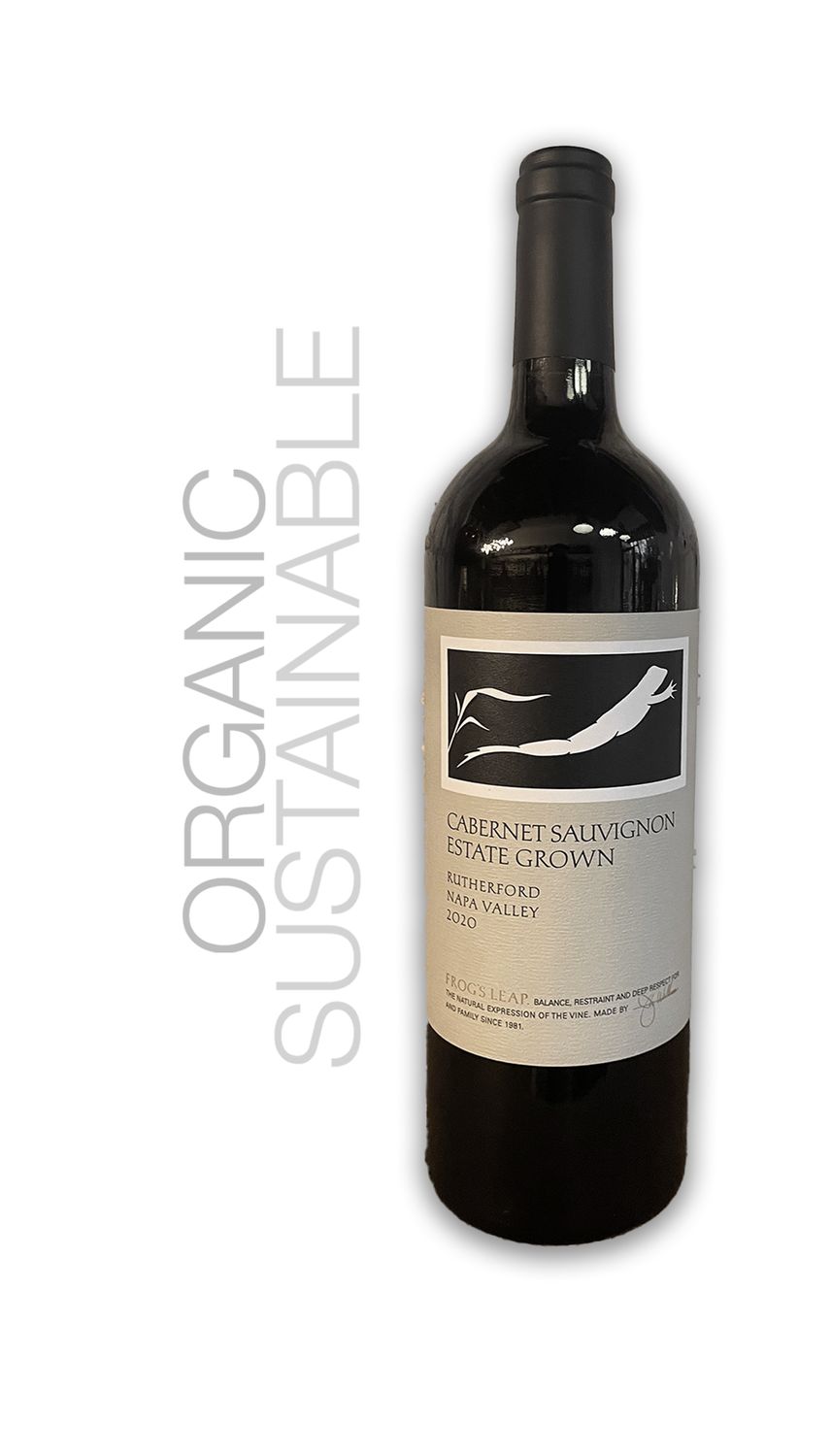 Frog&#39;s Leap Rutherford Nappa Valley Cabernet Sauvignon Estate Grown  2020 Organic Sustainable