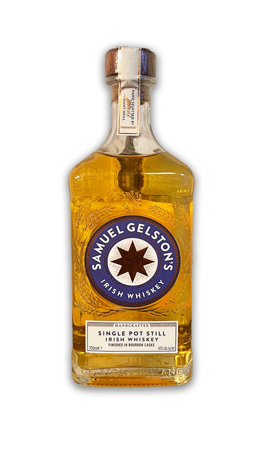 Samuel Gelston Irish Whiskey 700ml Green notes cooked citrus