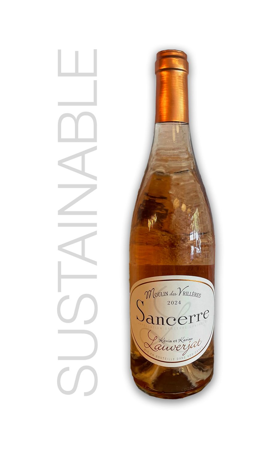 Karin Lauverjat Moulin des Vrilleres Sancerre Rose 2024 Sustainable