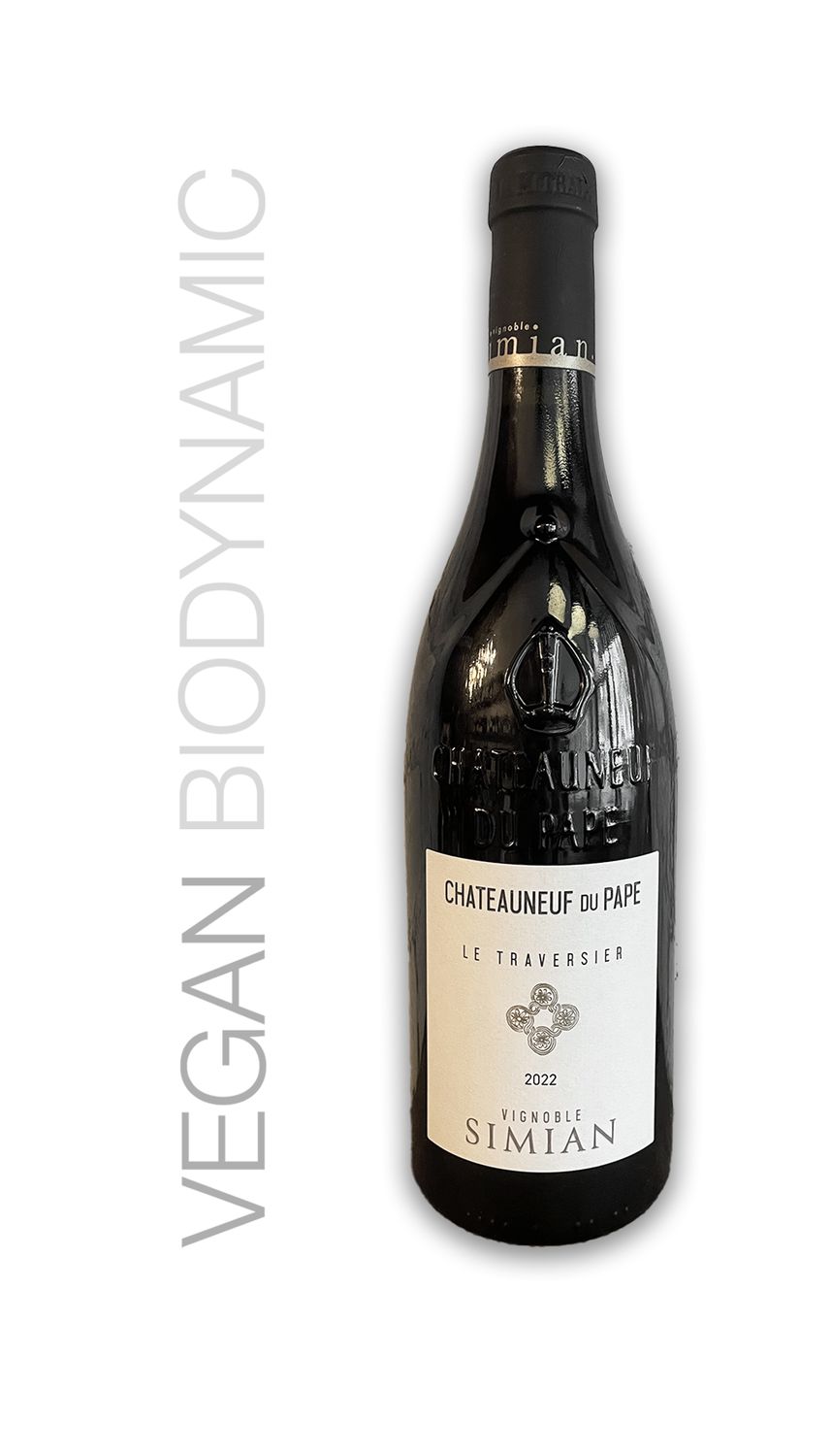 Chateau Simian Chateauneuf du Pape Le Traversier Biodynamic Vegan