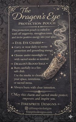 Dragon's Eye Protection Pouch