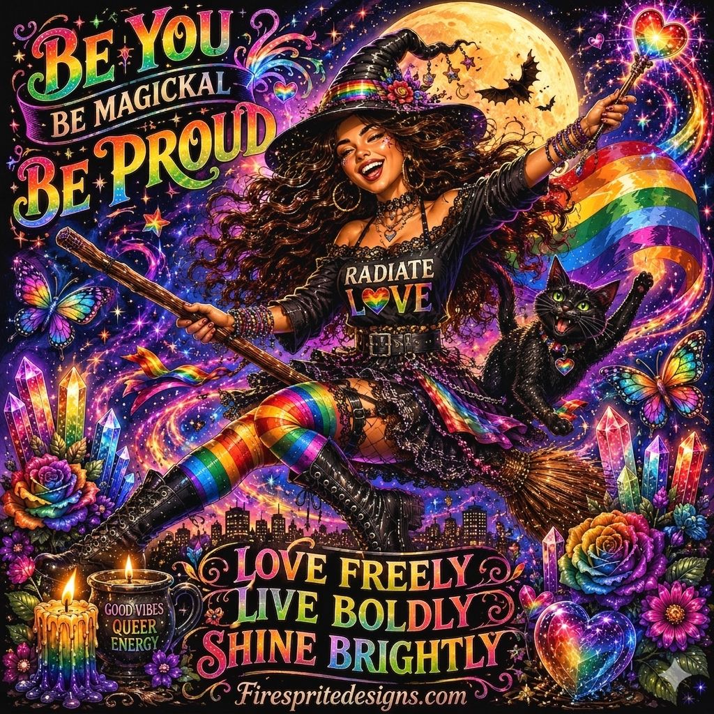 Pride witch. Radiate Love