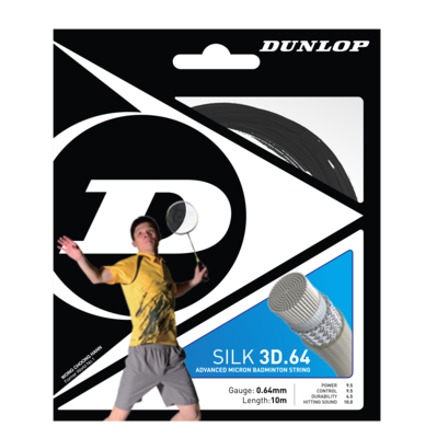 Dunlop Badminton String Silk 3D 64