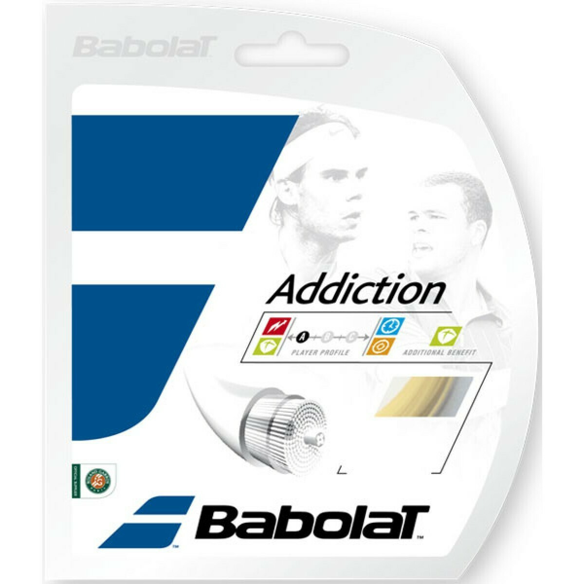 Babolat Tennis String Addiction 125/17 Nat