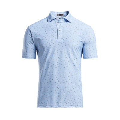 G/FORE Men&#39;s Floral Printed Polo