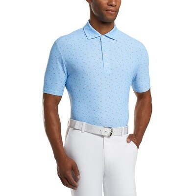 G/FORE Men's Floral Printed Polo