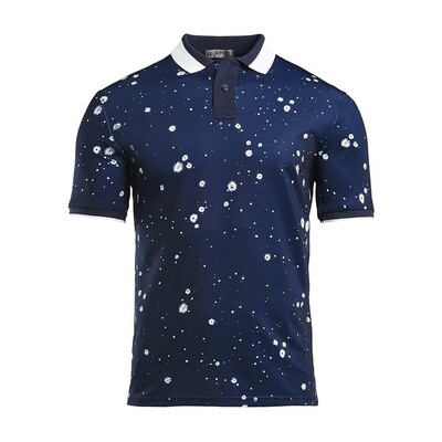 G/FORE Flower and Dot Polo (Twilight)