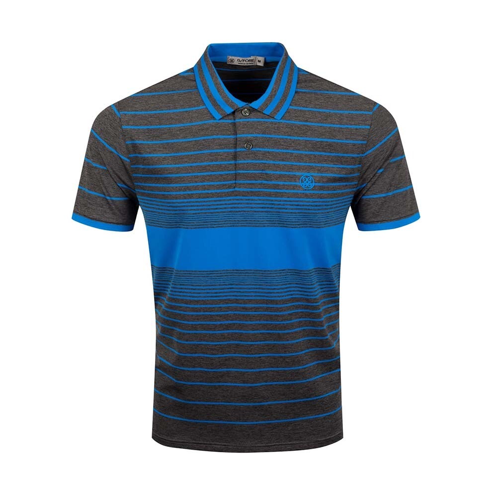 G/FORE Men&#39;s Illusion Stripe Polo, SIZES: L