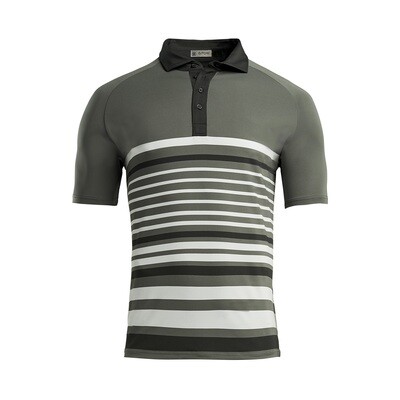 G/FORE Variegated Polo (Charcoal)