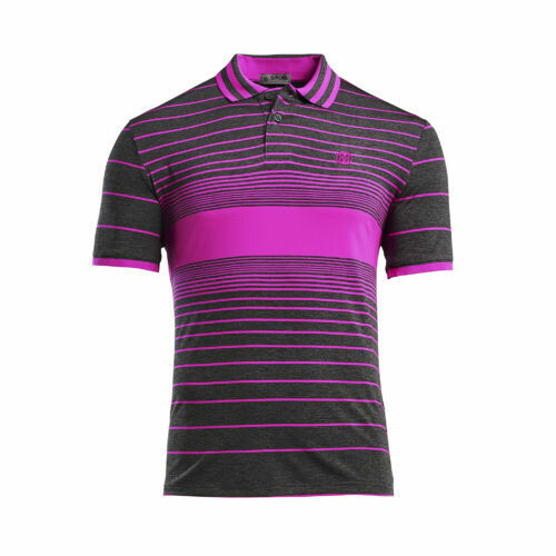 G/FORE Men&#39;s Center Stripe Polo, SIZES: M