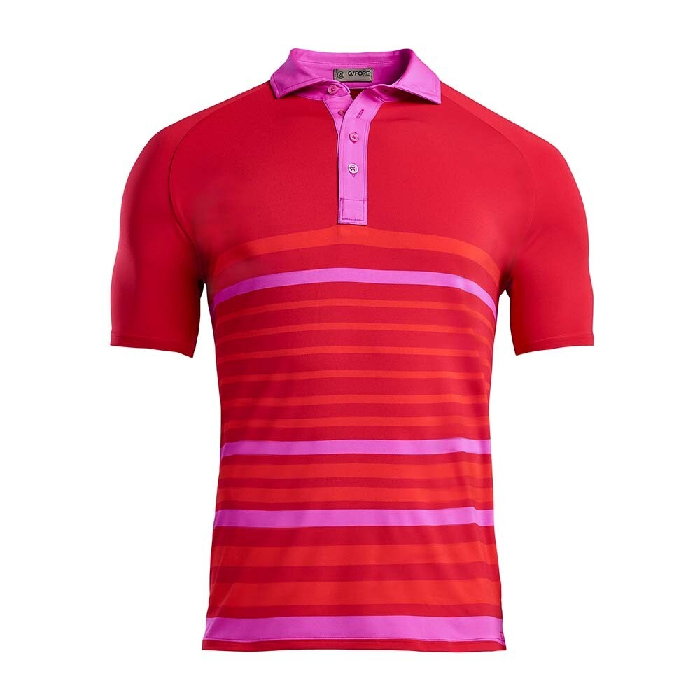 G/FORE Men&#39;s Variegated Polo, SIZES: M