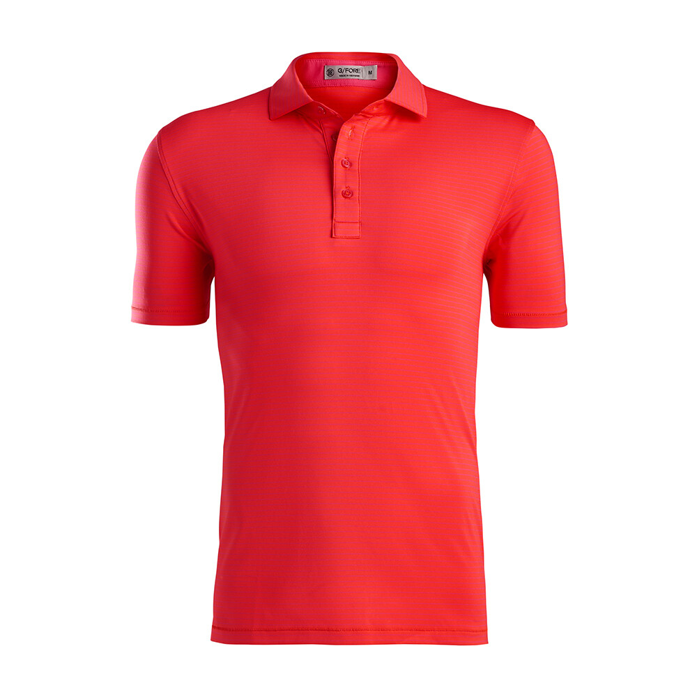 G/FORE Men&#39;s Narrow Stripe Polo, SIZES: M