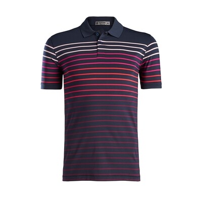 G/FORE Ombre Striped Polo (Twilight)