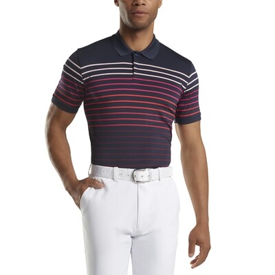 G/FORE Men's Ombre Striped Polo