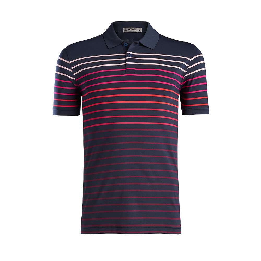 G/FORE Men&#39;s Ombre Striped Polo, SIZES: S