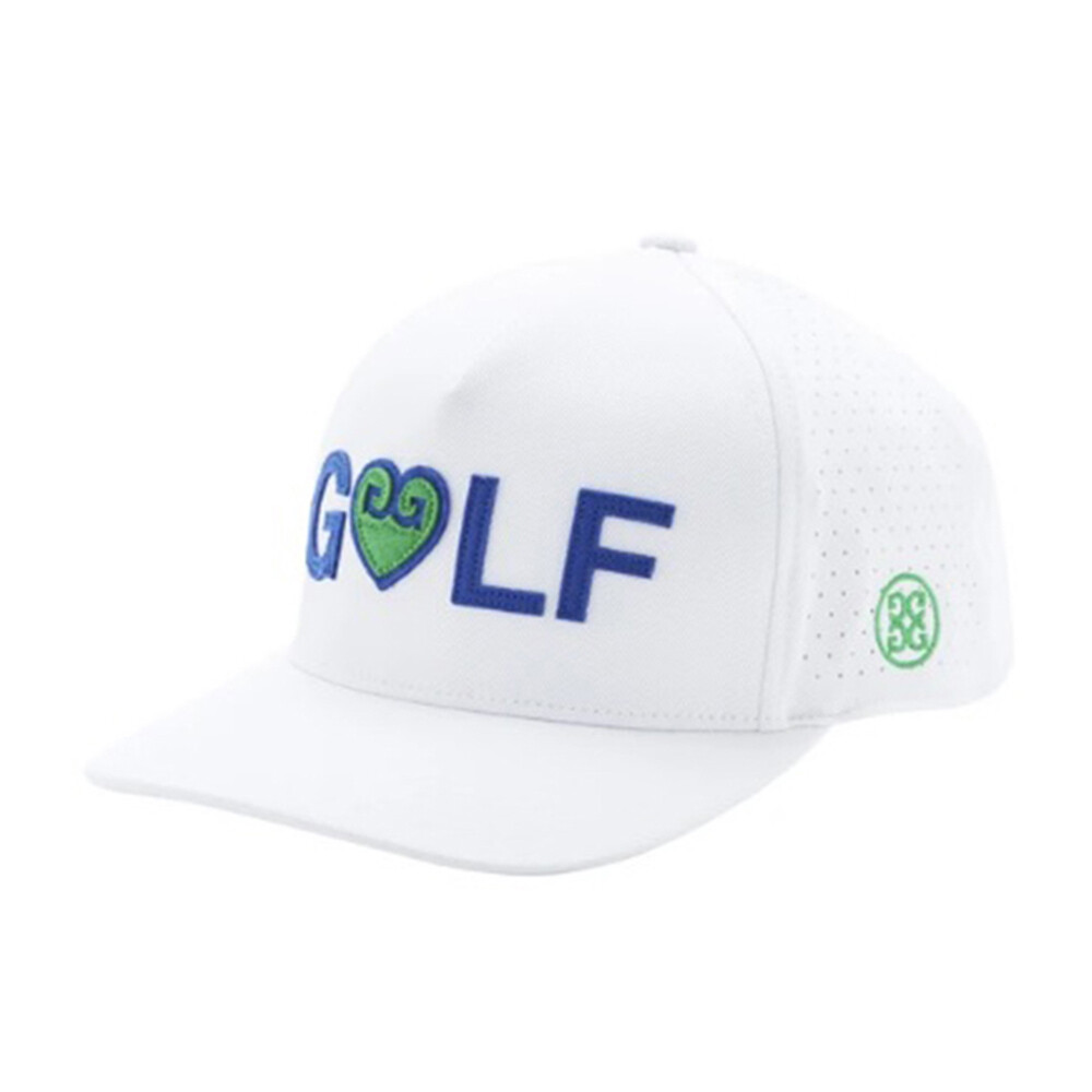 G/FORE Heart Golf Snapback Cap (Snow)