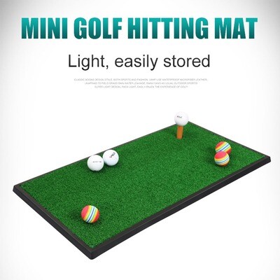 PGM Short Grass Hitting Mat with Rubber Base