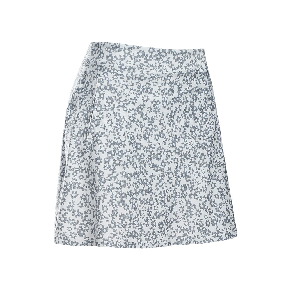 G/FORE Women's Floral Print A-Line Skort (Snow)