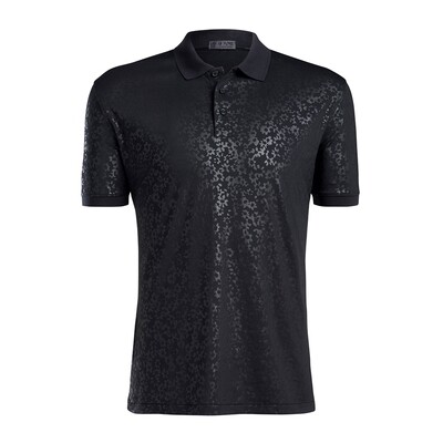G/FORE Men&#39;s Embossed Floral Polo