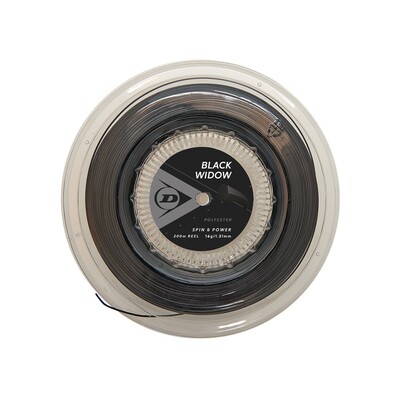 Dunlop Black Widow String Black 200M Reel 16g