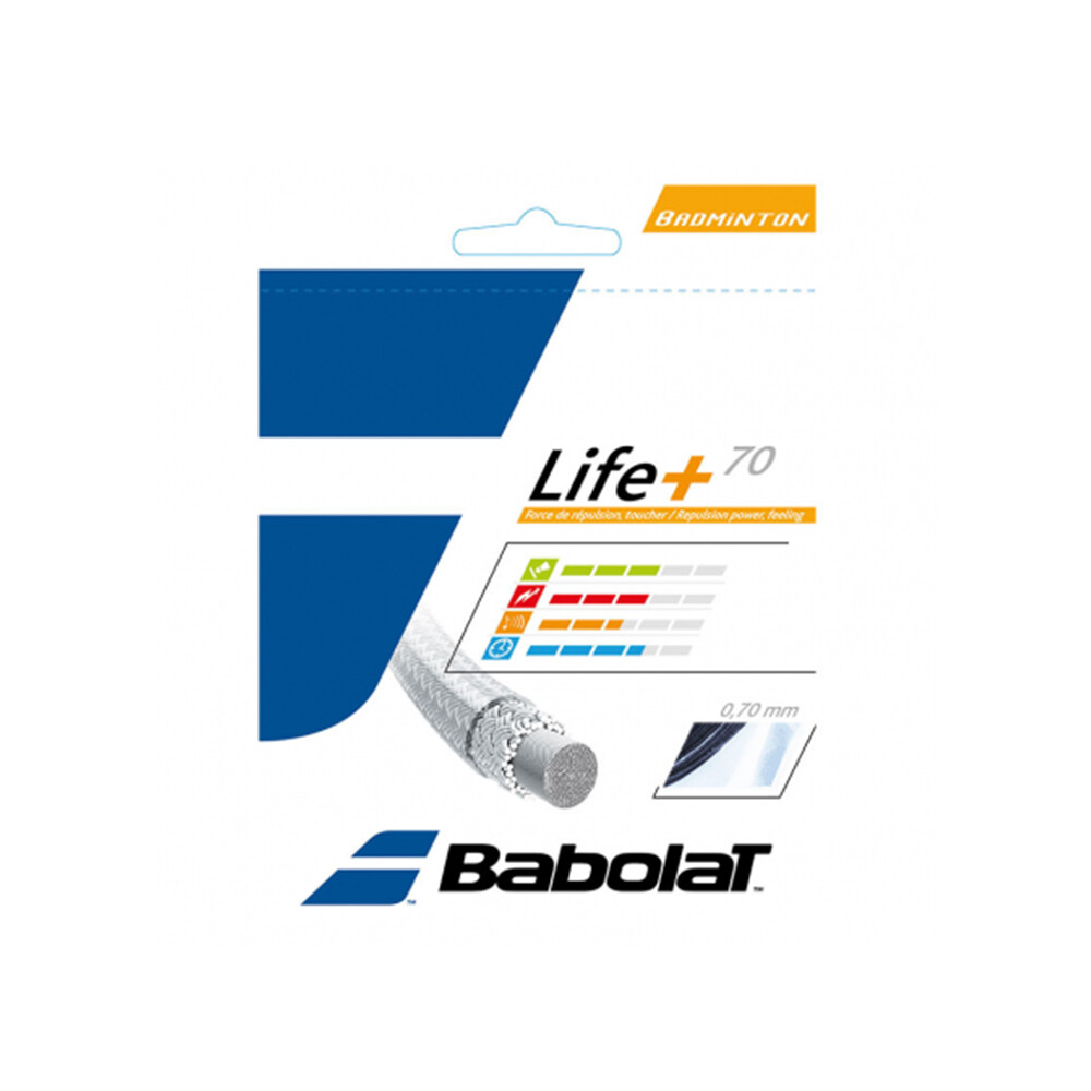 Babolat Badminton String Life Plus 0.70 Black