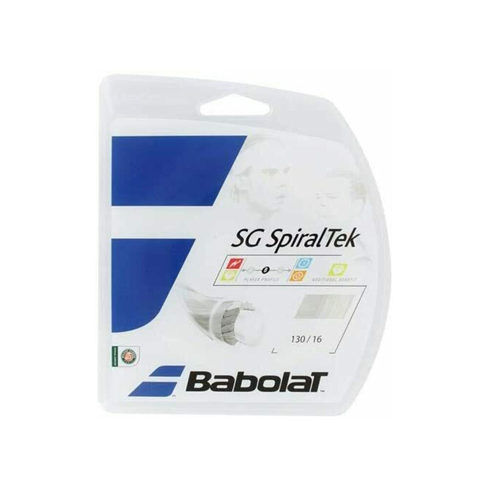 Babolat SG Spiral Tek Tennis String 12m 130/16 White