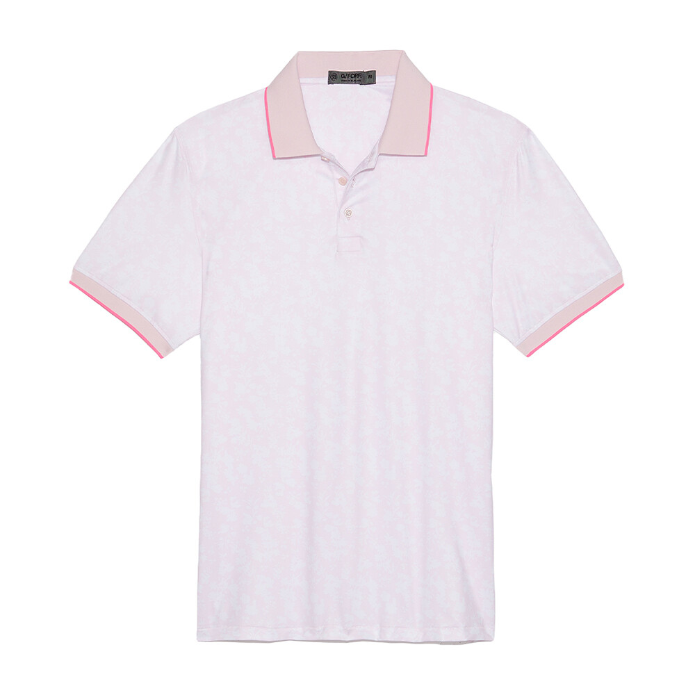G/FORE Men's Floral Tech Jersey Polo