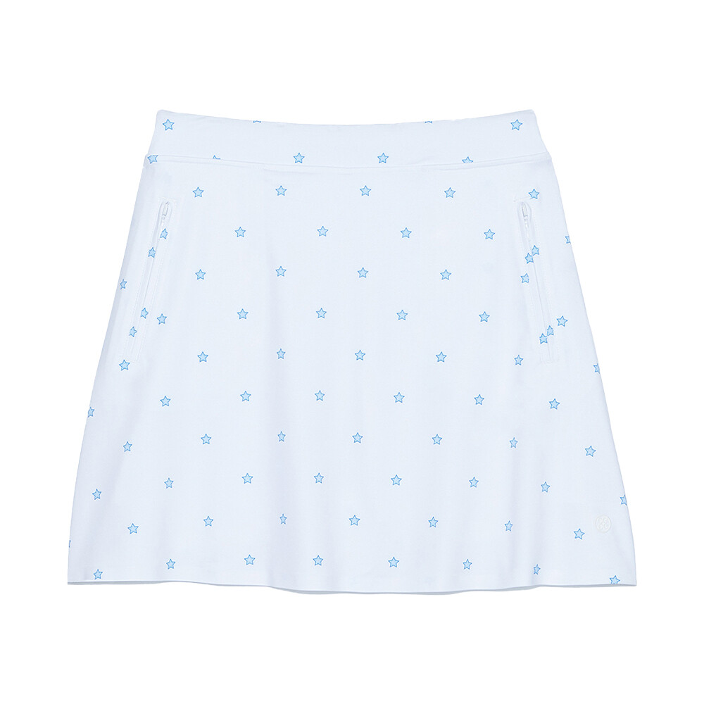 G/FORE Women’s Printed Polo A-Line Skort (Snow), Sizes: XS