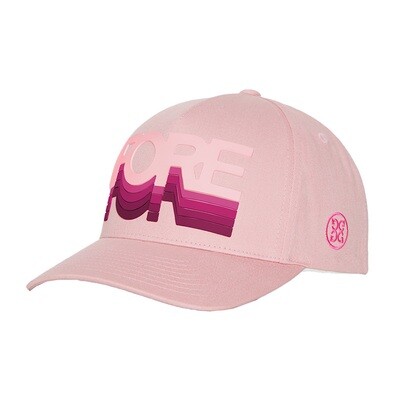 G/FORE Fore Ombre Twill Snapback Golf Hat (Blush)