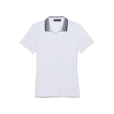 G/FORE Women&#39;s Pleated Collar Silky Tech Nylon Polo