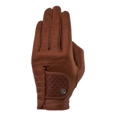 GFORE Men’s Quilted Tab Gloves (Cognac)