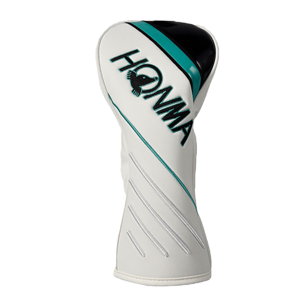 Honma Fairway Head Cover HC12302, COLOR: White/Green