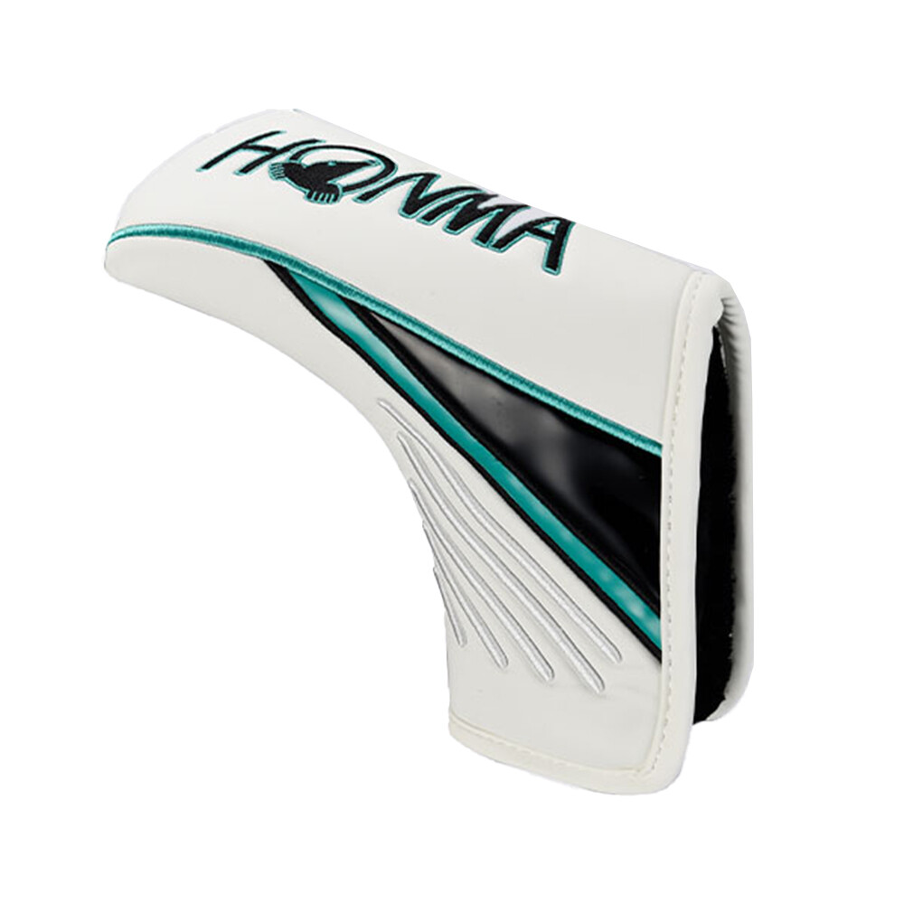 Honma Putter Cover Blade PC12301, COLOR: White/Green