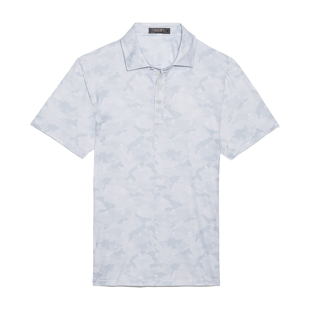 G/FORE Men&#39;s Icon Camo Tech Jersey Slim Fit Polo, Sizes: S