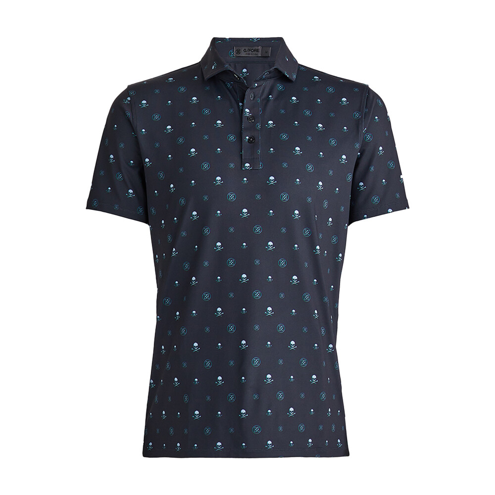 G/FORE Men&#39;s RGB Tech Jersey Slim Fit Polo, COLOR: Lead, SIZES: S