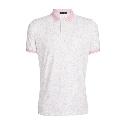 G/FORE Men’s Star Dust Banded Sleeve Tech Jersey Polo