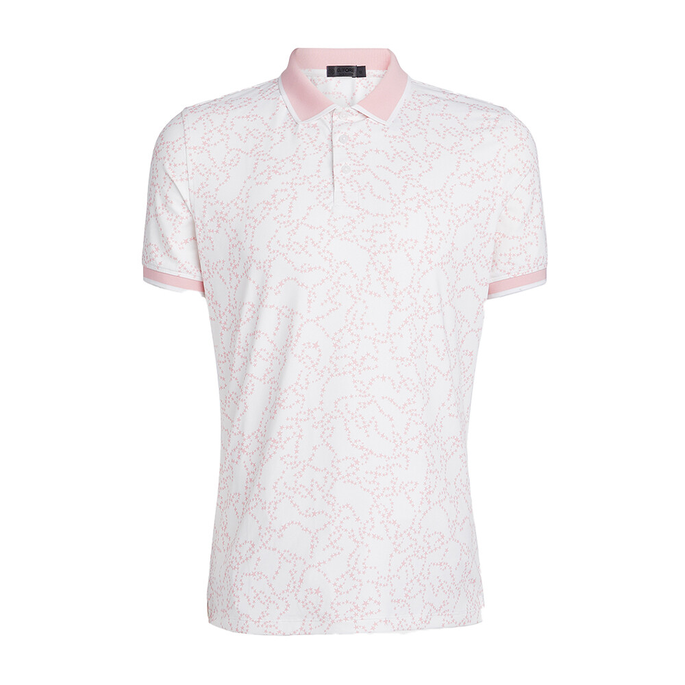 G/FORE Men’s Star Dust Banded Sleeve Tech Jersey Polo, COLOR: Trifle, SIZES: S