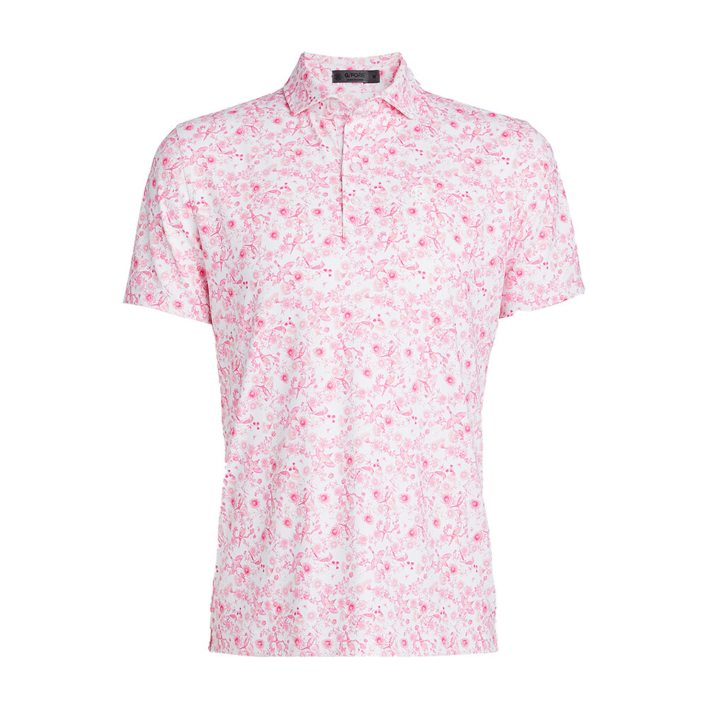 G/FORE Men’s Botanic Garden Tech Jersey Polo, COLOR: Trifle, SIZES: S