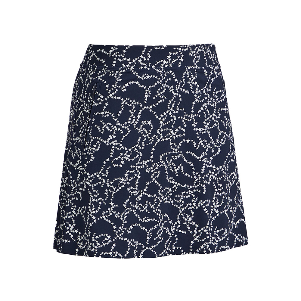 G/FORE Women’s Stardust Silky Tech Nylon A-Line Skort, COLOR: Twilight, SIZES: XS