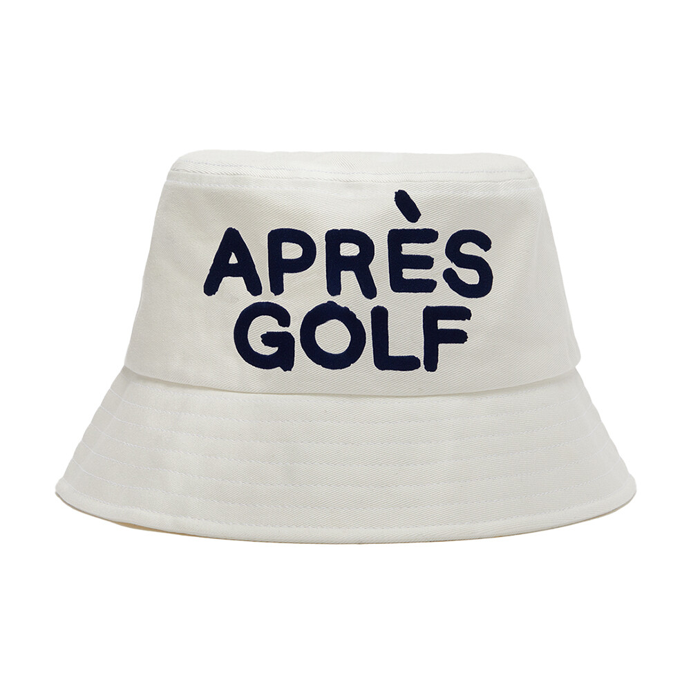 G/FORE Apres Golf Cotton Twill Bucket Hat, COLOR: Snow, SIZES: S/M