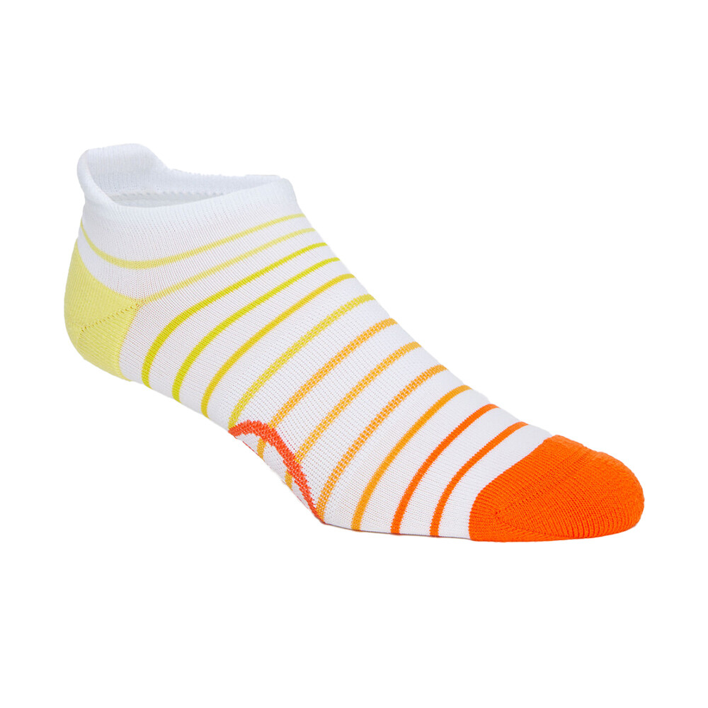 G/FORE Women&#39;s Skull TS Nylon No Show Socks, COLOR: Sunshine, SIZES: S/M