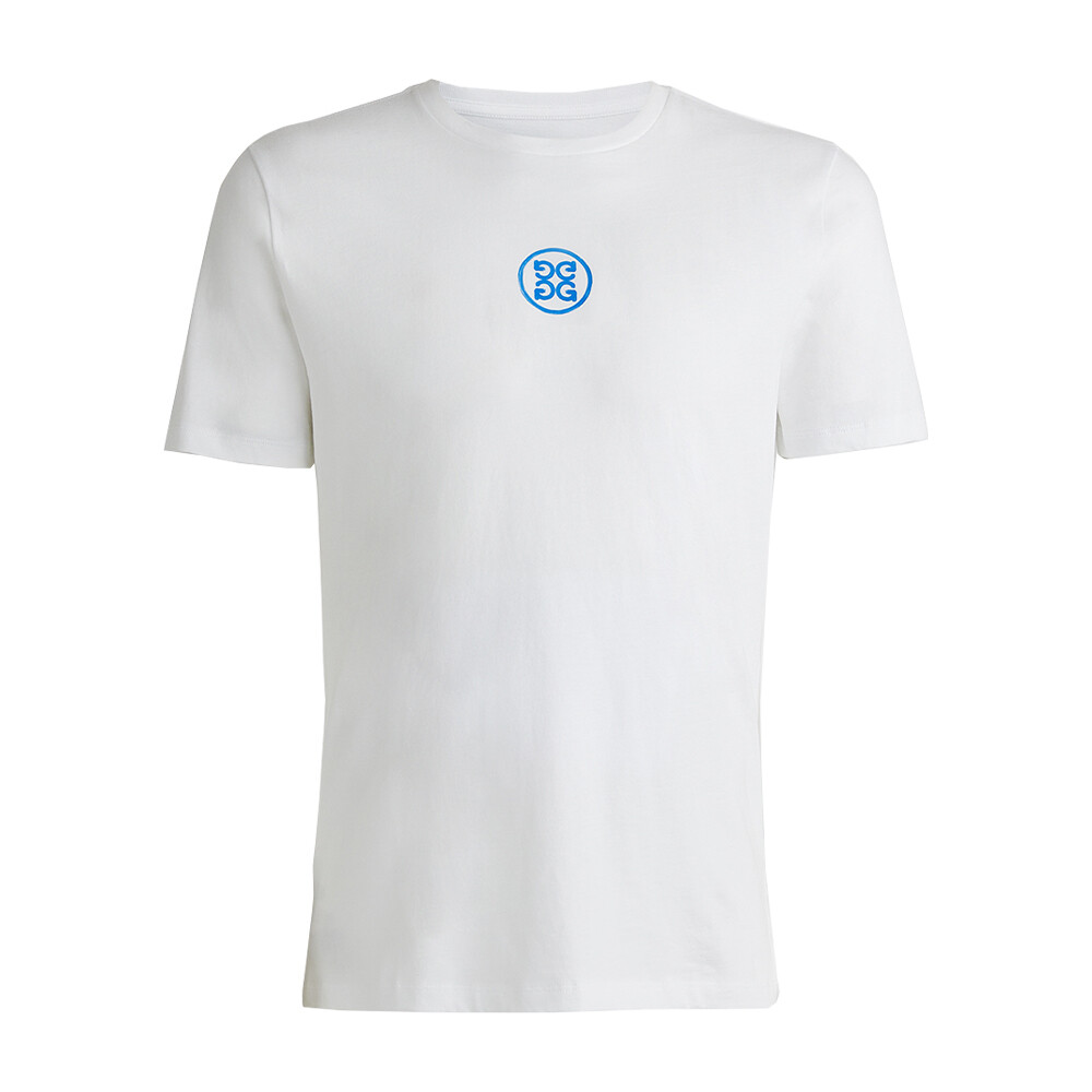 G/FORE Men&#39;s Apres Golf Cotton Tee, COLOR: Snow, SIZE: S