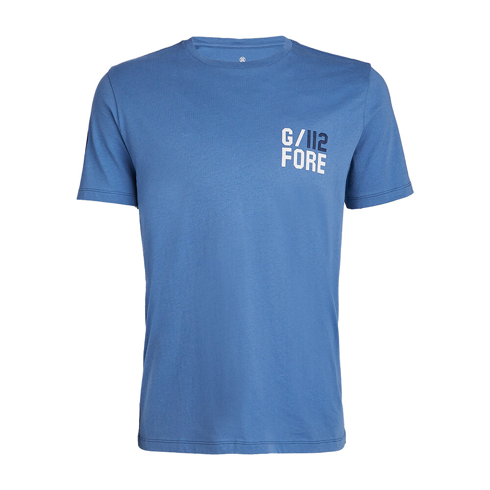 G/FORE Men&#39;s Shots Cotton Tee, COLOR: Slate, SIZE: S