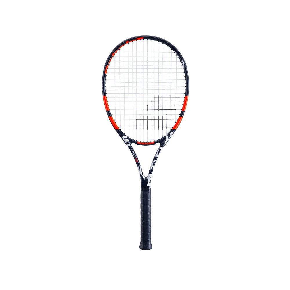 Babolat Evoke 105 Tennis Racket, GRIP SIZE: Grip 2 (4 1/4), COLOR: Black/Orange