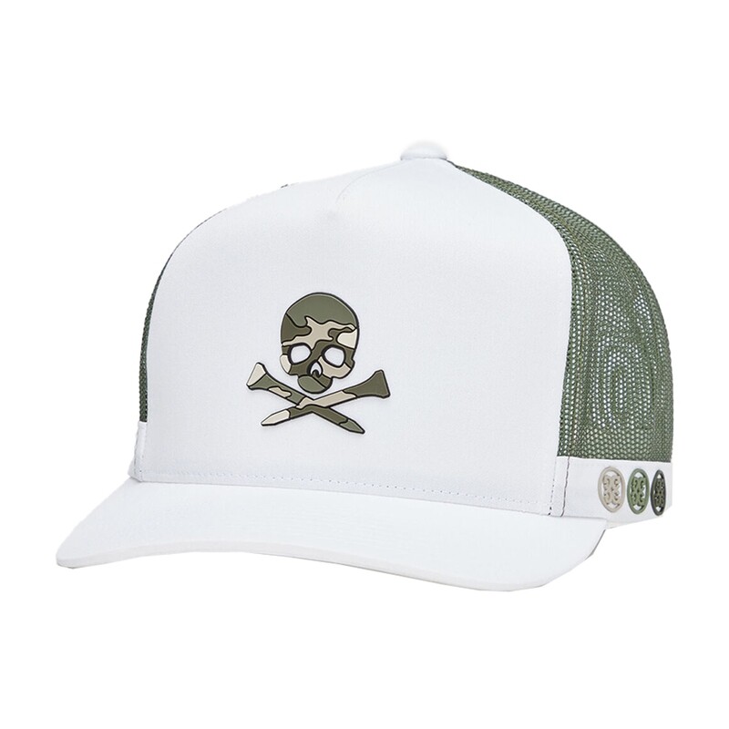 G/FORE Camo Skull & Tees Interlock Knit Tall Snapback