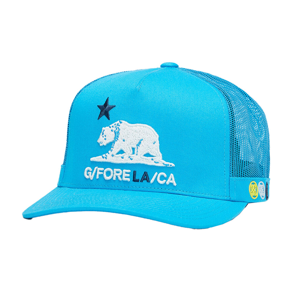 G/FORE Men&#39;s LA Cotton Twill Trucker Snapback