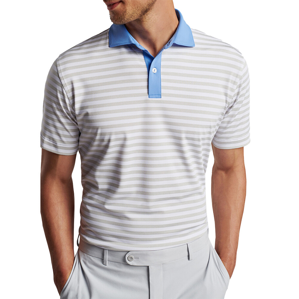 Peter Millar Men&#39;s Bass Performance Jersey Polo, SIZES: S