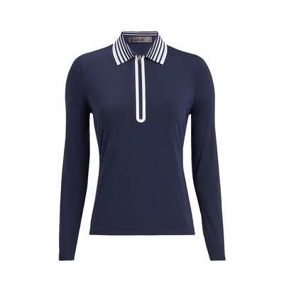 G/FORE Women’s Silky Tech Nylon Quarter Zip Polo